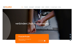 Der neue Markenauftritt der FLURO-Gelenklager GmbH beinhaltet nicht nur ein neues Logo, sondern auch eine komplett überarbeitete Website.